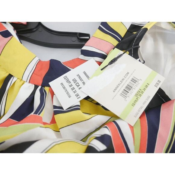 ANNE KLEIN Women's Encore Printed Halter Midi Dress 4 - Picture 8 of 11